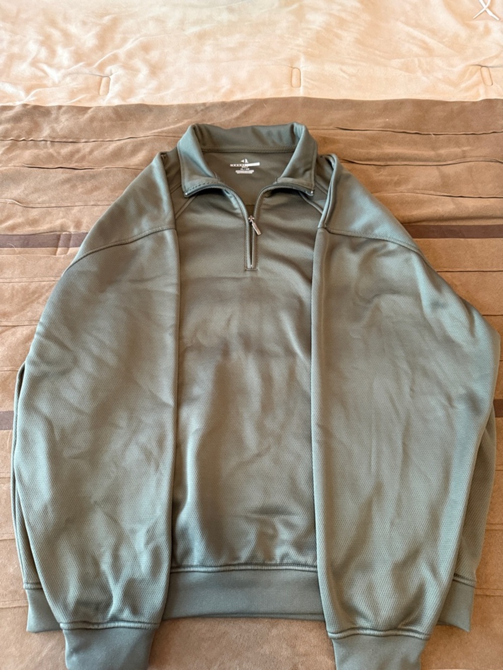 Grand Slam Golf Men’s Olive Green Quarter-Zip Pullover